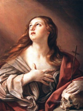  Baroque Oil Painting - The Penitent Magdalene Baroque Guido Reni